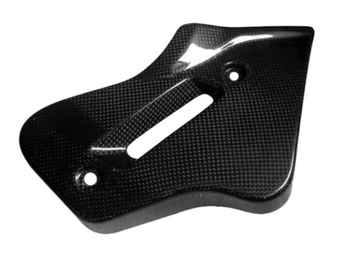 Oil Gauge Cover in Glossy Plain Weave Carbon Fiber for Aprilia Tuono 2006-2010