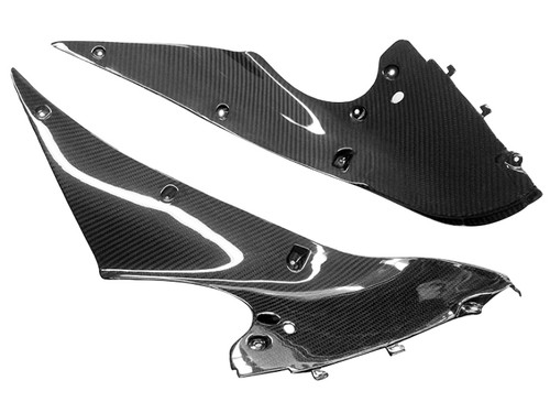 Inner Fairings in 100% Carbon Fiber for Kawasaki ZX6R 2013-2018