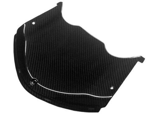 Cockpit Cover in Glossy Twill Weave Carbon Fiber for Kawasaki ZX14-ZZR1400 2006+