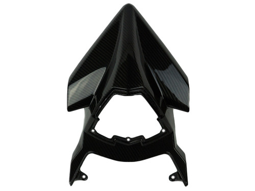 Tail Fairing in Glossy Twill Weave Carbon Fiber for Kawasaki H2