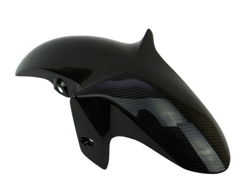 Front Fender w/o sides in Glossy Twill Weave Carbon Fiber for Yamaha FZ-03/ MT-03, R3