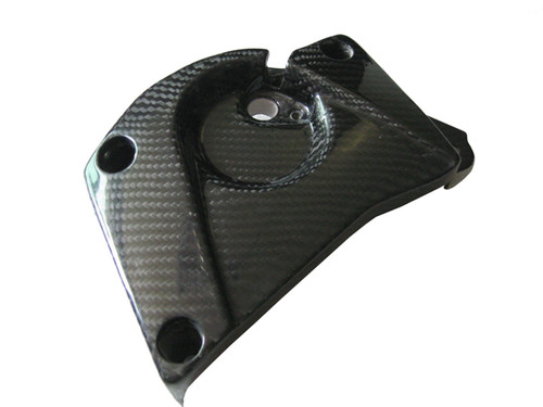 Glossy Plain Weave Carbon Fiber Front Sprocket Cover for BMW S1000RR 2009-2014