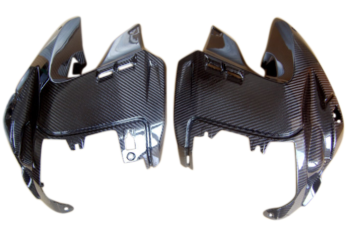 Upper Side Covers in 100% Carbon Fiber for BMW R1200GS 2004-2012