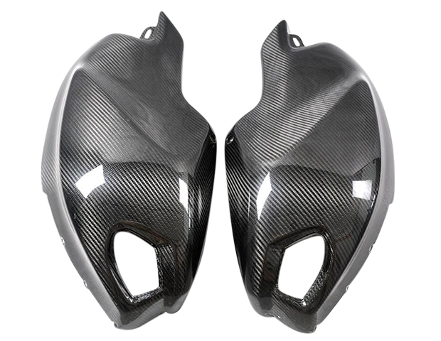Tank Side Panels in 100% Carbon Fiber for Ducati Monster 696 / 796 / 1100 /  EVO