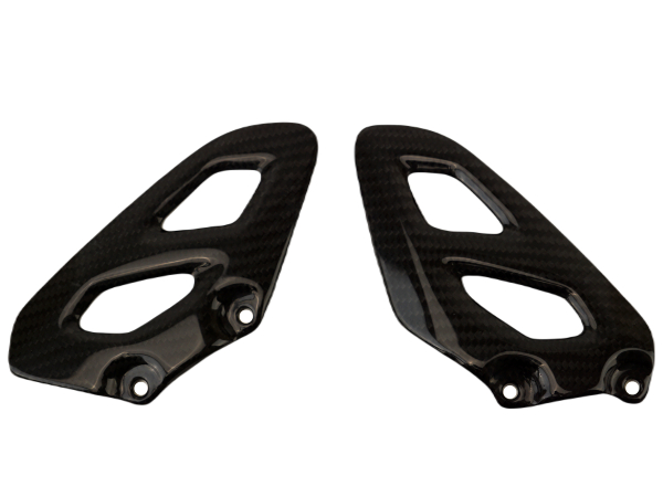 Heel Plates in 100% Carbon Fiber for Triumph Scrambler 1200 XC, XE 2019+