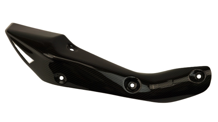 Kawasaki ZX4RR Carbon Fiber Large Exhaust Guard