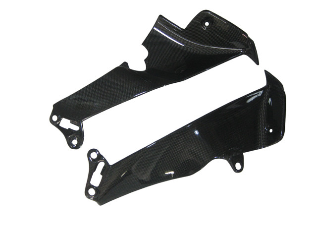 Inner Side Fairings in 100% Carbon Fiber for Yamaha R1 09-14