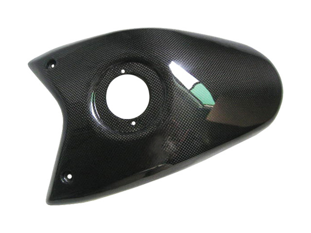 Tank Cover in 100% Carbon Fiber for Ducati Hypermotard 796, 1100 (Glossy/Plain)