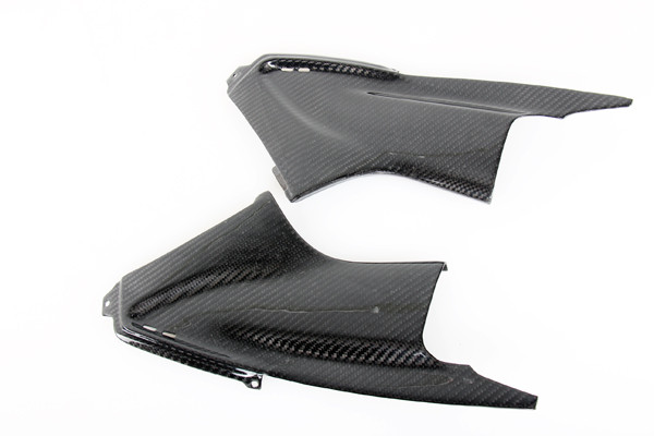 Air Duct Covers in 100% Carbon Fiber for Yamaha R6 03-05 (Glossy/Plain)