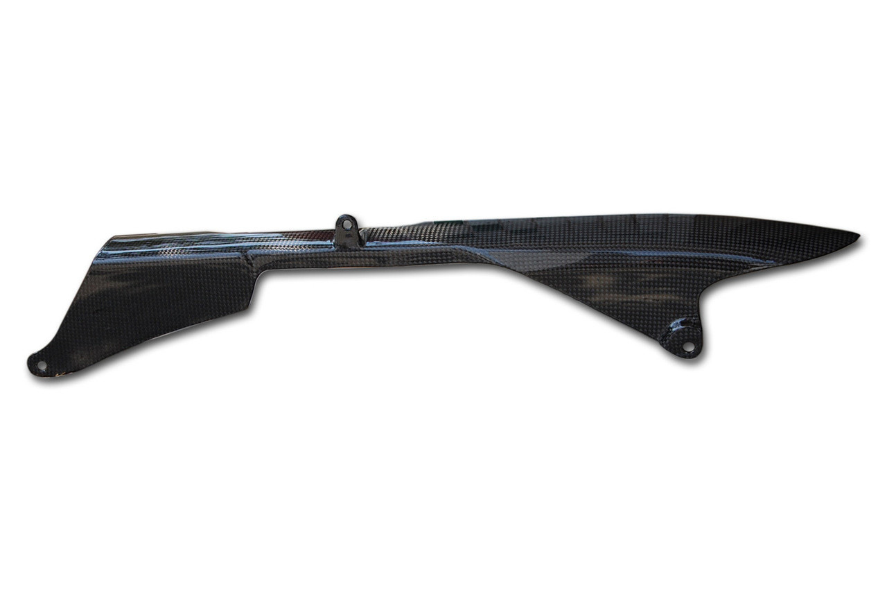 Chain Guard in 100% Carbon Fiber for Kawasaki ZX6R 2009+ (Glossy/Plain)
