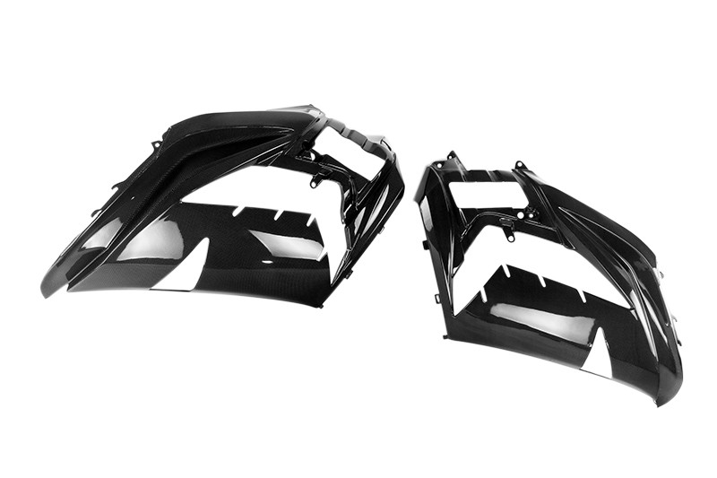 Side Fairings in Carbon with Fiberglass for Kawasaki ZX14R/ZZR1400 2012+  (Glossy/Plain)