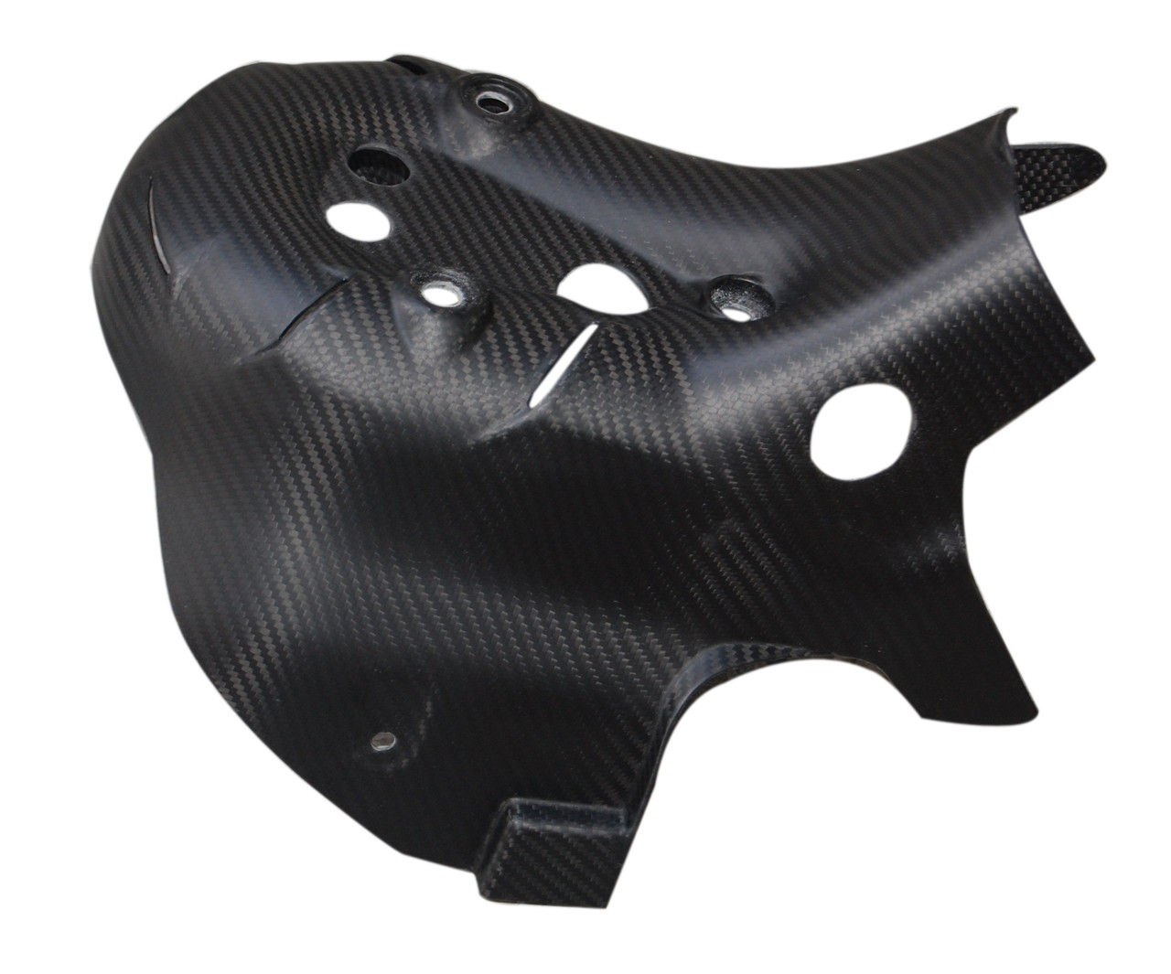 Exhaust Cover ( 2nd Gen.) in 100% Carbon Fiber for Ducati Panigale 899,  1199 (Glossy/Plain)