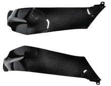 Tank Side Panels in 100% Carbon Fiber for Kawasaki ZX10R 2011+