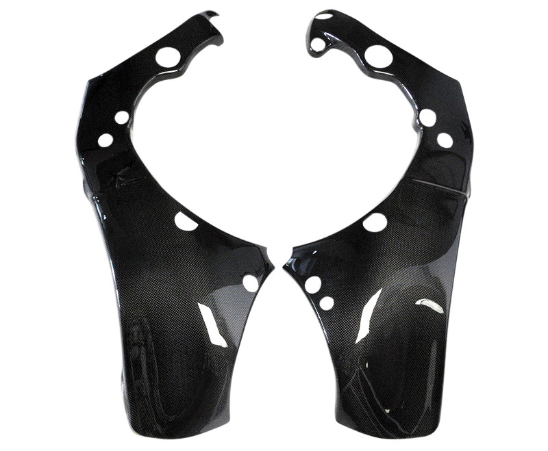 Frame Covers in 100% Carbon Fiber for Kawasaki ZX10R 2016+ (Glossy/Plain)