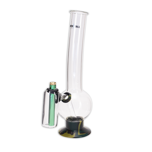 501506601 - GLASS CHAMBER BONG - CAMO BASE 33MM x 42MM 3MM THICK ELIMINATOR V2 CHAMBER WATERFALL