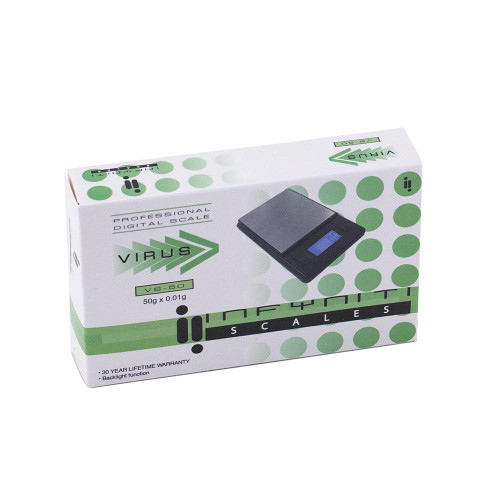 501507089 - POCKET SCALES - VIRUS 50g X 0.01g INFYNITY SCALES