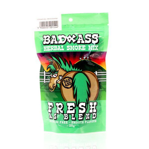 1195 - BAD-ASS FRESH AS BLEND HERBAL SMOKE MIX -25g - 4 PACK