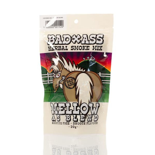 1193 - BAD-ASS MELLOW AS BLEND HERBAL SMOKE MIX -20g - 4 PACK