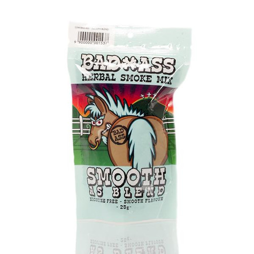 1194 - BAD-ASS SMOOTH AS BLEND HERBAL SMOKE MIX -25g - 4 PACK
