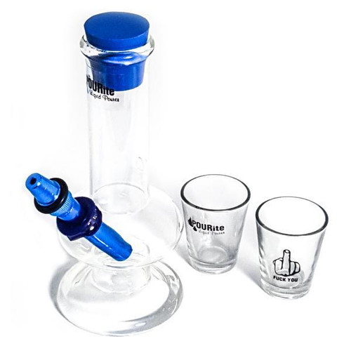 501501162 - POURER HULK GLASS FOOT GIFT BOXED EXTRA THICK POURITE - 4 PACK