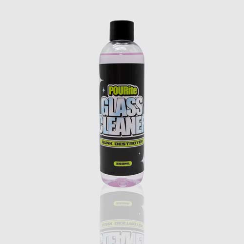 Pourite Glass Cleaner Gunk Destroyer - Heavy Duty 250Ml Liquid Bottle 12 PACK
