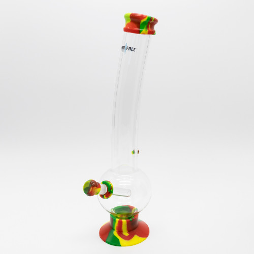 Waterfall Terminator Highbrid Series Glass Bong - Rasta