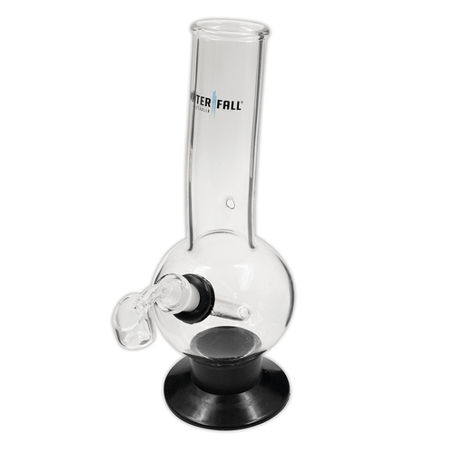 Waterfall Decimator Highbrid Series Glass Bong - Black