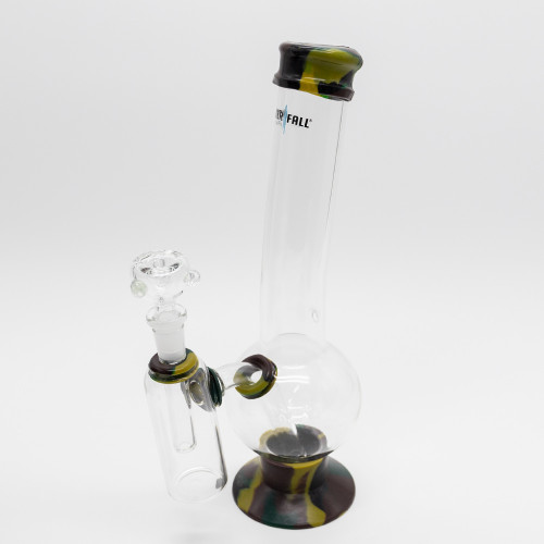 Waterfall Supernova Highbrid Series Glass Bong With Ash Catcher - Camo