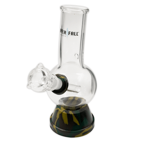 Waterfall Exterminator Highbrid Series Glass Bong - Camo