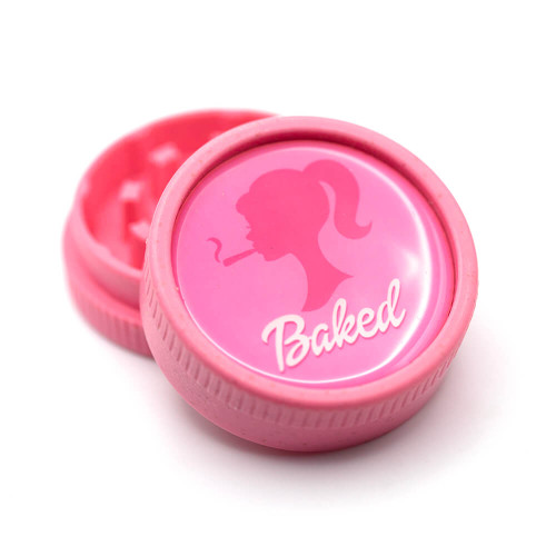 GRINDER - DEGRADABLE BAKED ROSE-PINK FLOWER POWER - 8 PACK