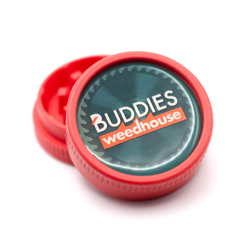 GRINDER - DEGRADABLE BUDDIES WEEDHOUSE RED FLOWER POWER - 8 PACK