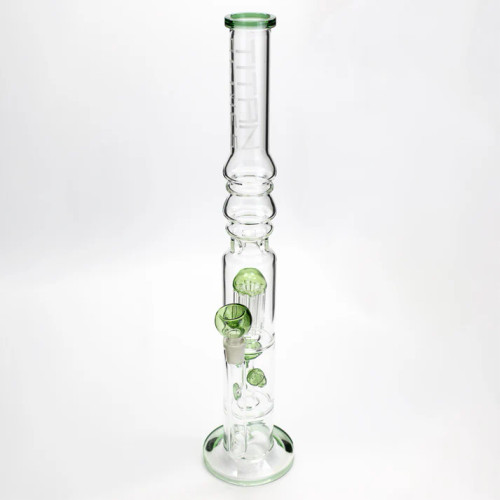501506801 - BONG - 53cm TITAN BOXED BUTTON PERC COLUMN PERC AND ICE CATCHER WITH GLASS CONE
