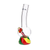 501506587 - GLASS BONG - RASTA BASE 24MM x 34MM 3MM THICK ZAP SQUASH WATERFALL