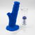 501508245-0001 - BONG-SILICONE W/GLASS PERC TOP -  BLUE 2 PACK