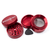 501505859 - Four-Part Aluminium Grinder With Removable Screen - Gloss Red (63mm) - 3 PACK