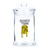 501507012 - STASH JAR - SMOKE TIME JAKE 370ML CLEAR GLASS JAR - 4 PACK