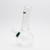 Waterfall Bent Junior Highbrid Series Glass Bong - Green/Blue