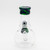 Waterfall Cannon Highbrid Series Glass Bong - Green/Blue