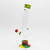 Waterfall Supernova Highbrid Series Glass Bong - Rasta