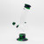 Waterfall Decimator Highbrid Series Glass Bong - Green/Blue