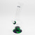 Waterfall Decimator Highbrid Series Glass Bong - Green/Blue
