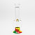 Waterfall Decimator Highbrid Series Glass Bong With Ash Catcher - Rasta
