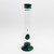 Waterfall Supernova Highbrid Series Glass Bong With Ash Catcher - Green/Blue