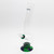 Waterfall Supernova Highbrid Series Glass Bong With Ash Catcher - Green/Blue