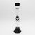 Waterfall Large Gripper Highbrid Series Glass Bong - Black