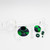Waterfall Terminator Highbrid Series Glass Bong - Green/Blue