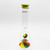 Waterfall Eliminator Highbrid Series Glass Bong With Ash Catcher - Rasta