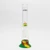 Waterfall Small Gripper Highbrid Series Glass Bong - Rasta