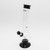 Waterfall Eliminator Highbrid Series Glass Bong With Ash Catcher - Black