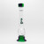 Waterfall Large Gripper Highbrid Series Glass Bong - Green/Blue